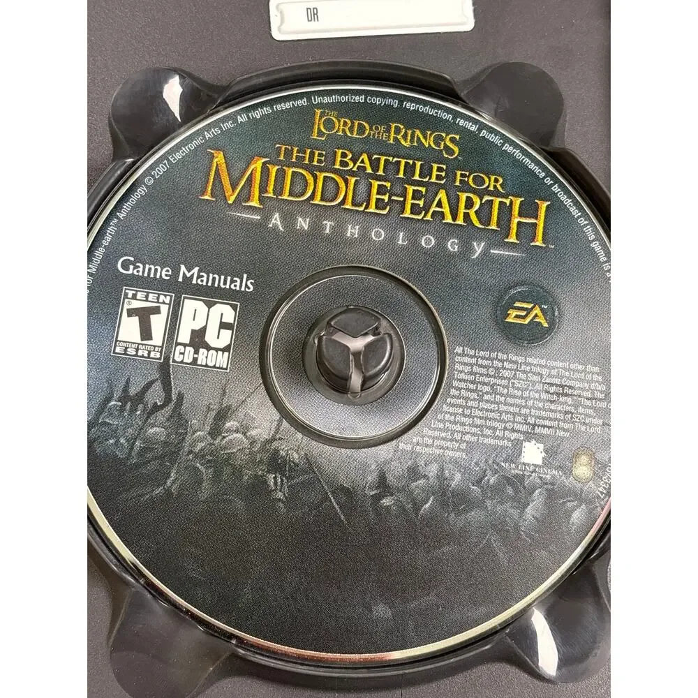 Lord of the Rings: The Battle for Middle-earth Anthology PC 2007 INCOMPLETE